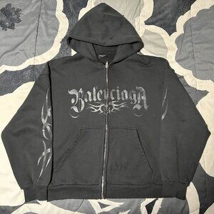 Balenciaga Tacky Zip-Up Hoodie